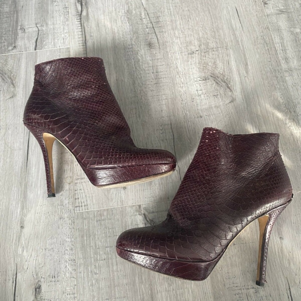 DIOR ✨Mulberry Python ankle boots - Picture 2 of 2